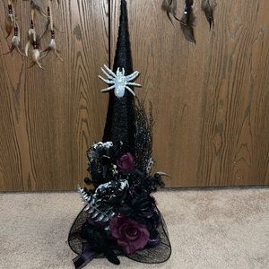 Halloween witch hat decor